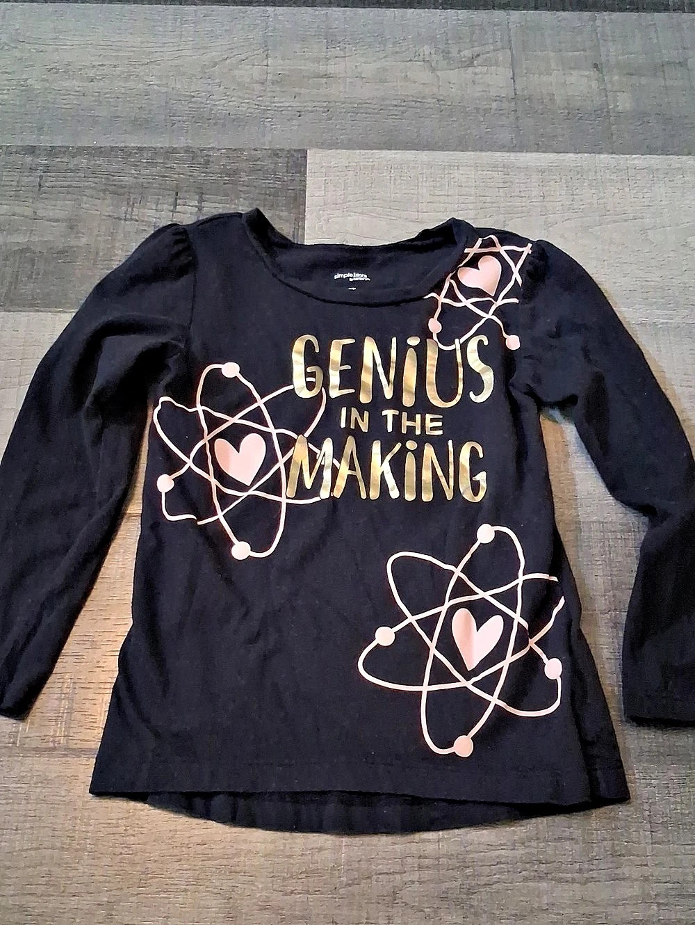simple joys by carter's Genius in the Making Science Graphic Tee Girls 5T